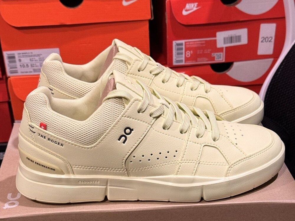 Authentic ON Running THE ROGER Clubhouse Hay Men’s 8.5 Sneakers 48.98109 (098) - Picture 4 of 7
